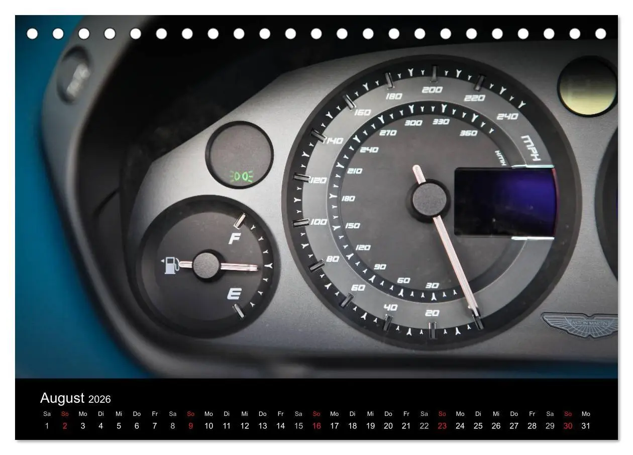 Bild: 9783516162547 | Aston Martin Vanquish Volante (Tischkalender 2026 DIN A5 quer),...