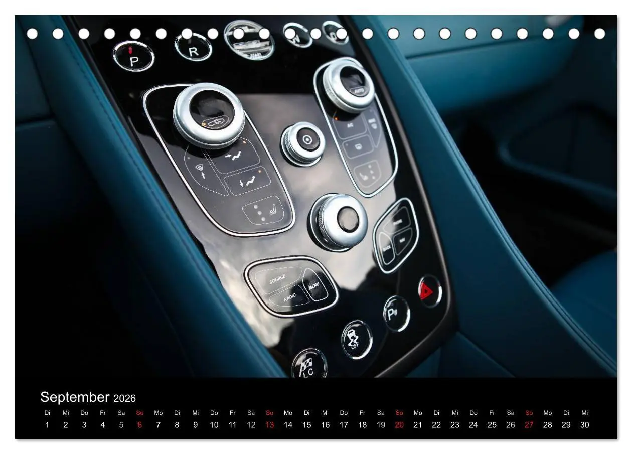 Bild: 9783516162547 | Aston Martin Vanquish Volante (Tischkalender 2026 DIN A5 quer),...