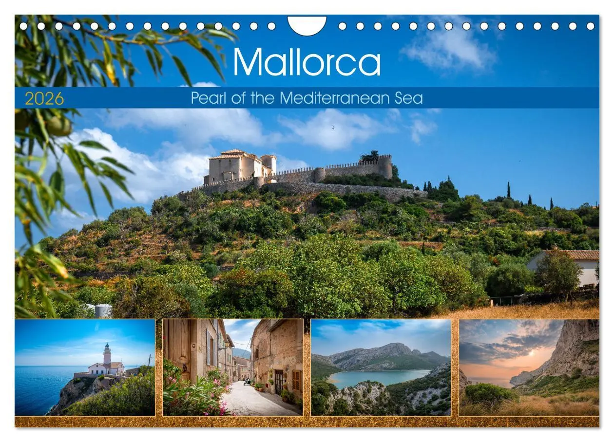 Cover: 9783516542547 | Mallorca - Pearl of the Mediterranean Sea (Wall Calendar 2026 DIN...