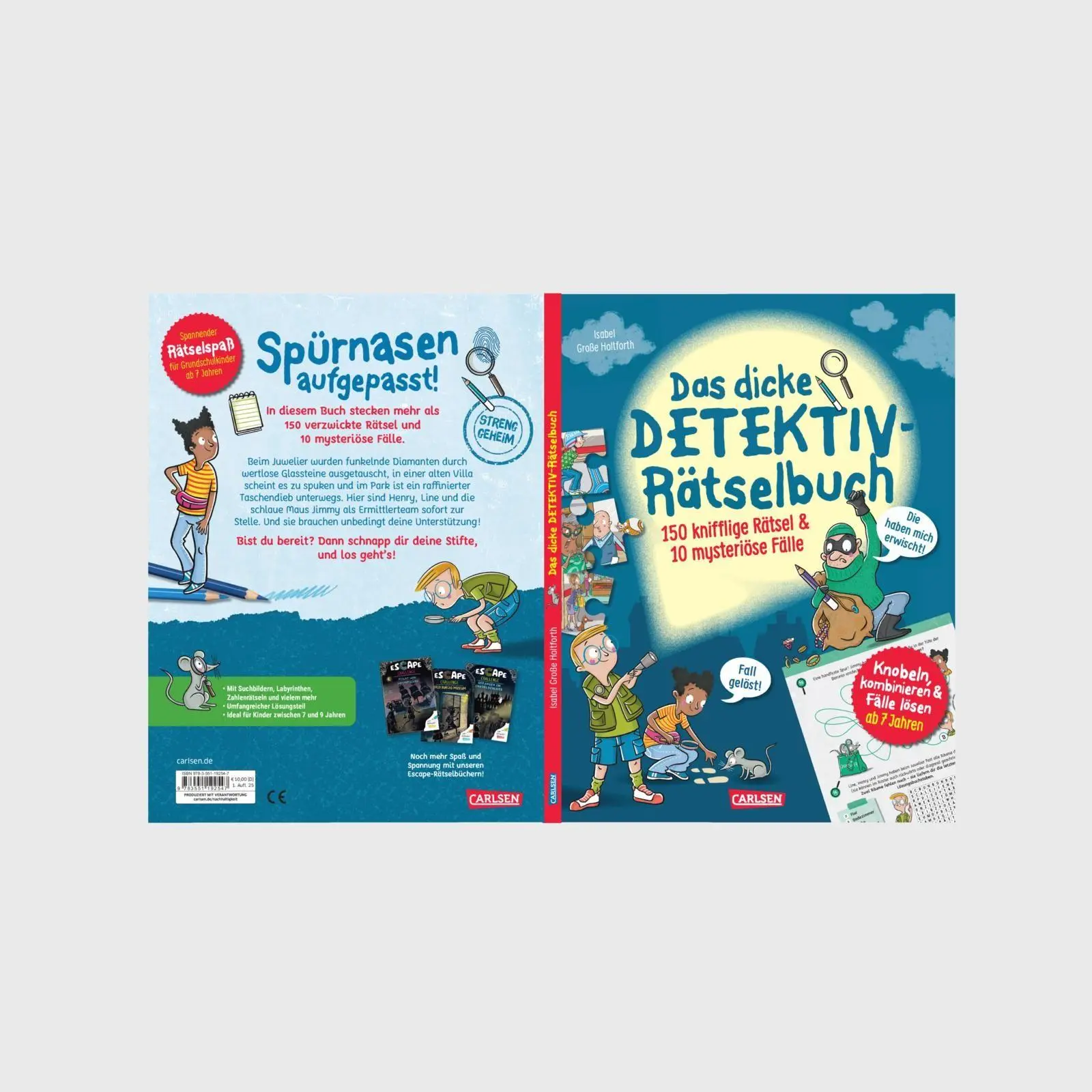 Bild: 9783551192547 | Das dicke Detektiv-Rätselbuch | Isabel Große Holtforth | Taschenbuch