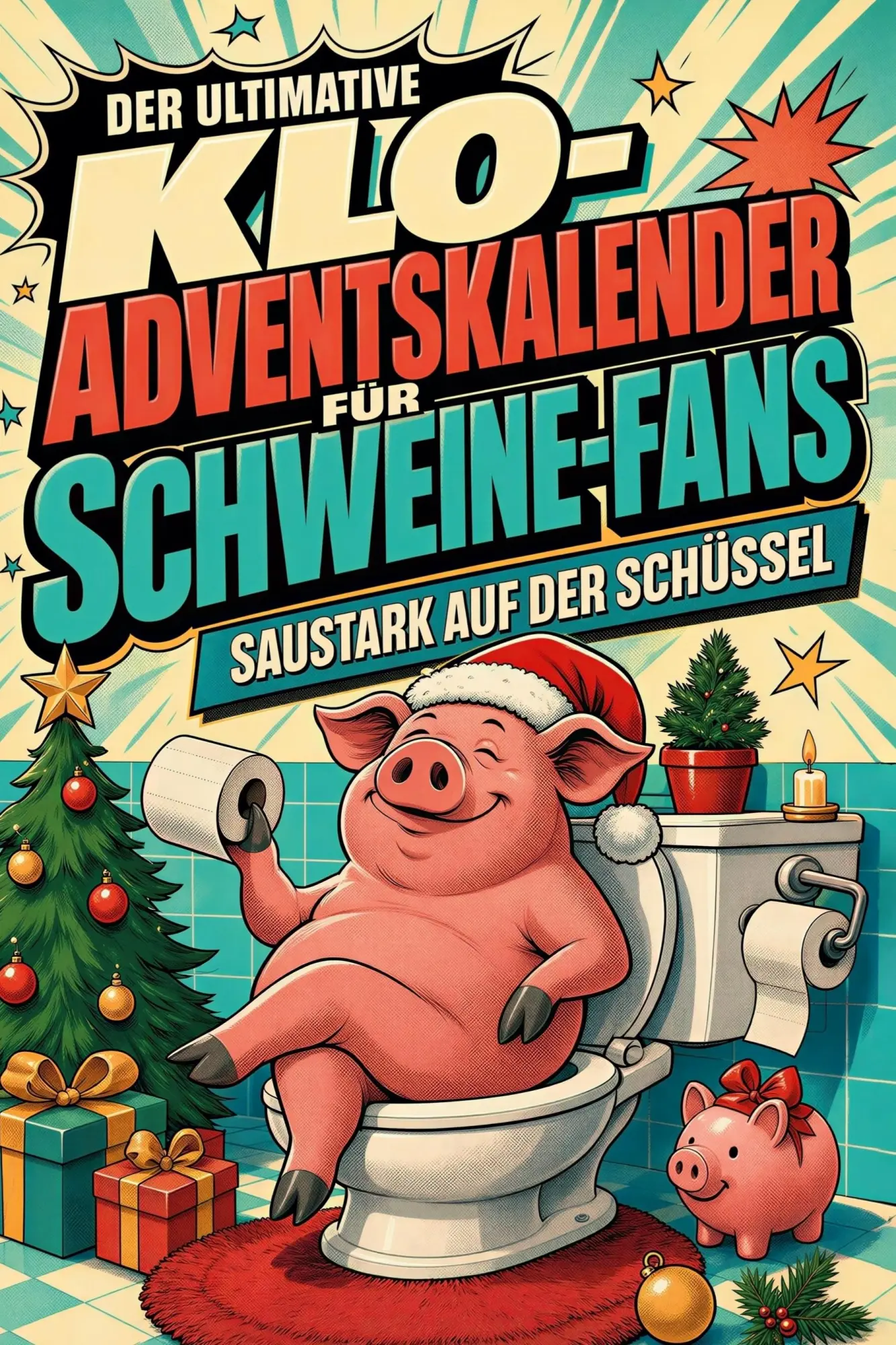 Cover: 9783696112547 | Der ultimative Klo-Adventskalender für Schweine-Fans | Ben Hartmann