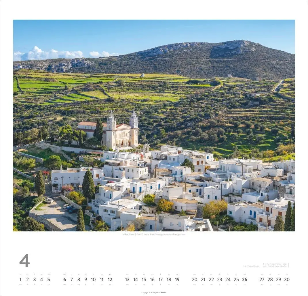 Bild: 9783839902547 | Griechische Inseln Kalender 2026 - Im Land der Götter | Kalender