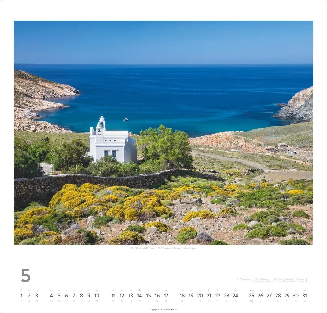 Bild: 9783839902547 | Griechische Inseln Kalender 2026 - Im Land der Götter | Kalender