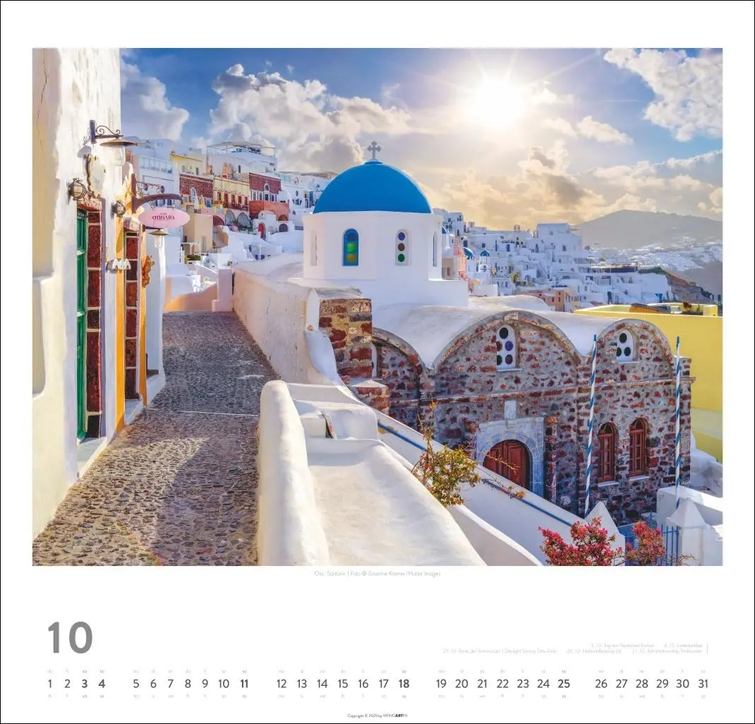 Bild: 9783839902547 | Griechische Inseln Kalender 2026 - Im Land der Götter | Kalender