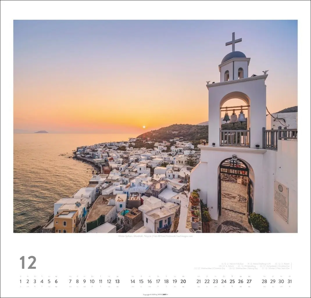 Bild: 9783839902547 | Griechische Inseln Kalender 2026 - Im Land der Götter | Kalender