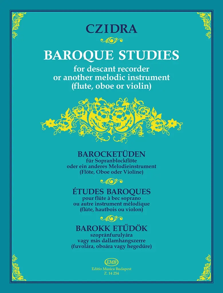 Cover: 9790080142547 | Barocketüden für Sopranblock- flöte (Flöte, Oboe, Violine) | Buch