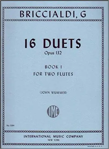 Cover: 9790220412547 | 16 Duets Opus 132 Book 1 | Giulio Briccialdi | Buch