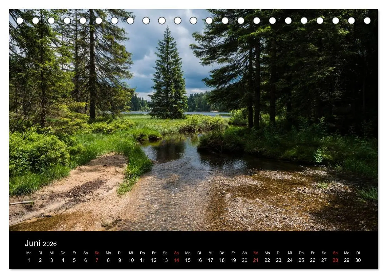 Bild: 9783516152647 | Bayerischer Wald (Tischkalender 2026 DIN A5 quer), CALVENDO...
