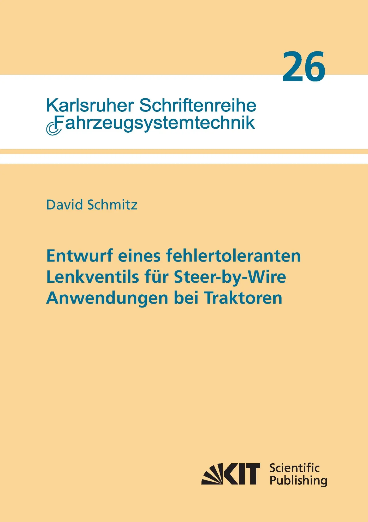 Cover: 9783731502647 | Entwurf eines fehlertoleranten Lenkventils für Steer-by-Wire...