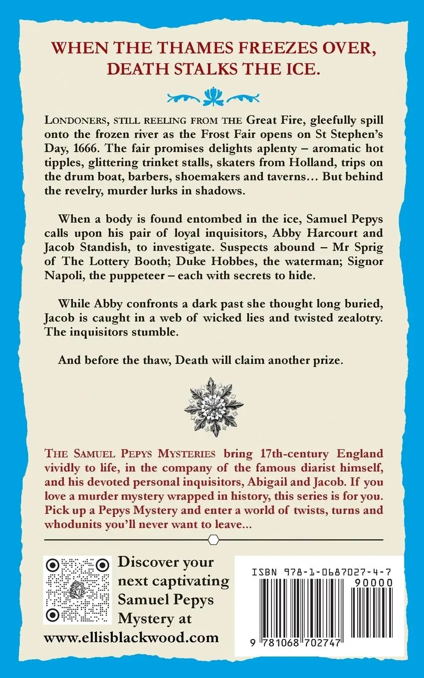 Rückseite: 9781068702747 | The Frost Fair Murders | The Samuel Pepys Mysteries Book 5 | Blackwood