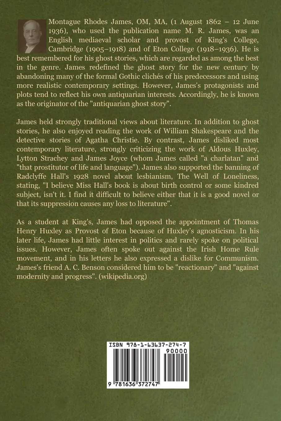 Rückseite: 9781636372747 | Collected Ghost Stories | M. R. James | Taschenbuch | Englisch