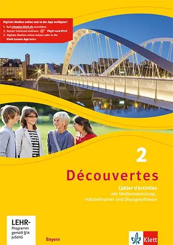 Cover: 9783126222747 | Découvertes 2. Ausgabe Bayern. Cahier d'activités mit mp3-CD,...