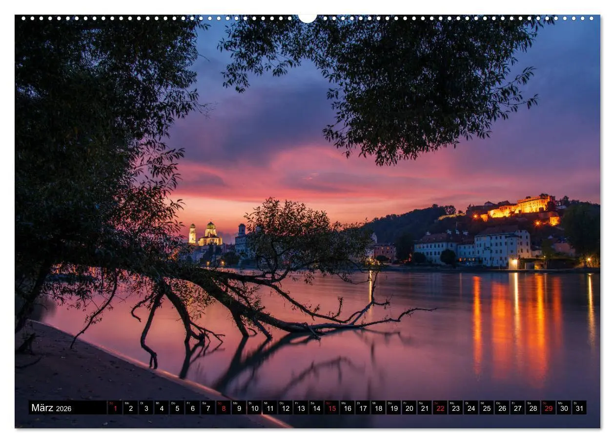 Bild: 9783457672747 | Passau - Die Dreiflüssestadt (hochwertiger Premium Wandkalender...