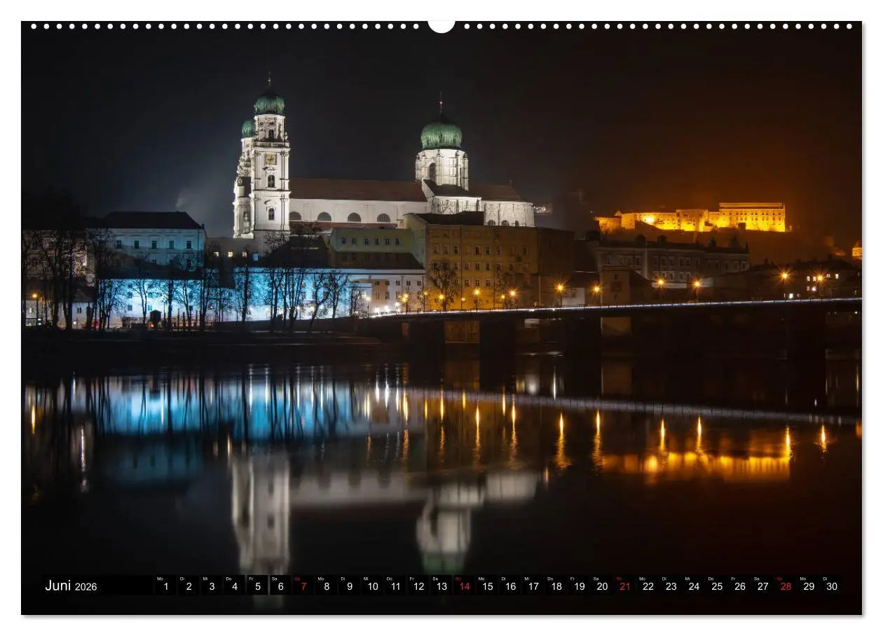 Bild: 9783457672747 | Passau - Die Dreiflüssestadt (hochwertiger Premium Wandkalender...
