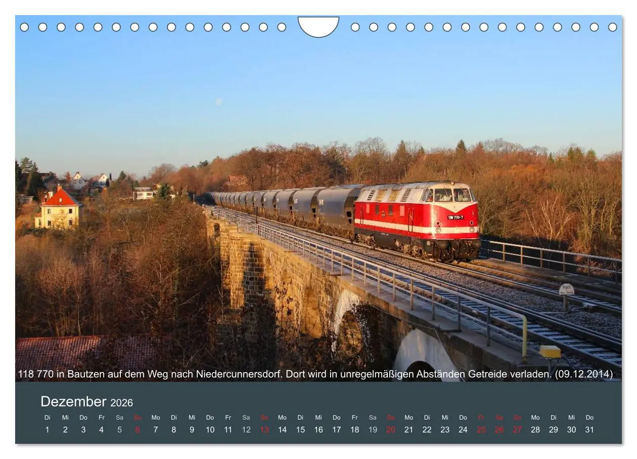 Bild: 9783516072747 | Mit Diesellokomotiven quer durch die Lausitz - 2026 (Wandkalender...