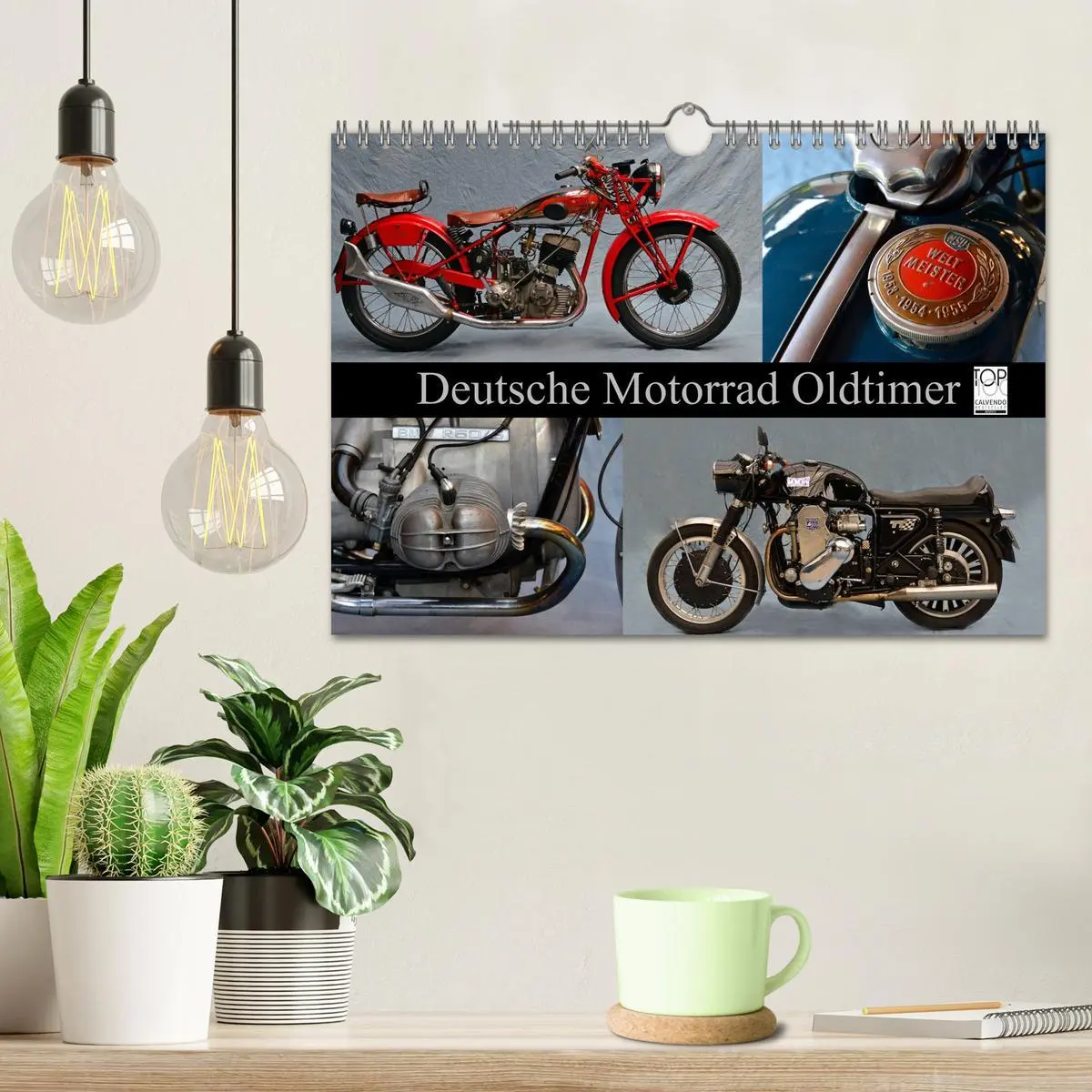 Bild: 9783516212747 | Deutsche Motorrad Oldtimer (Wandkalender 2026 DIN A4 quer),...