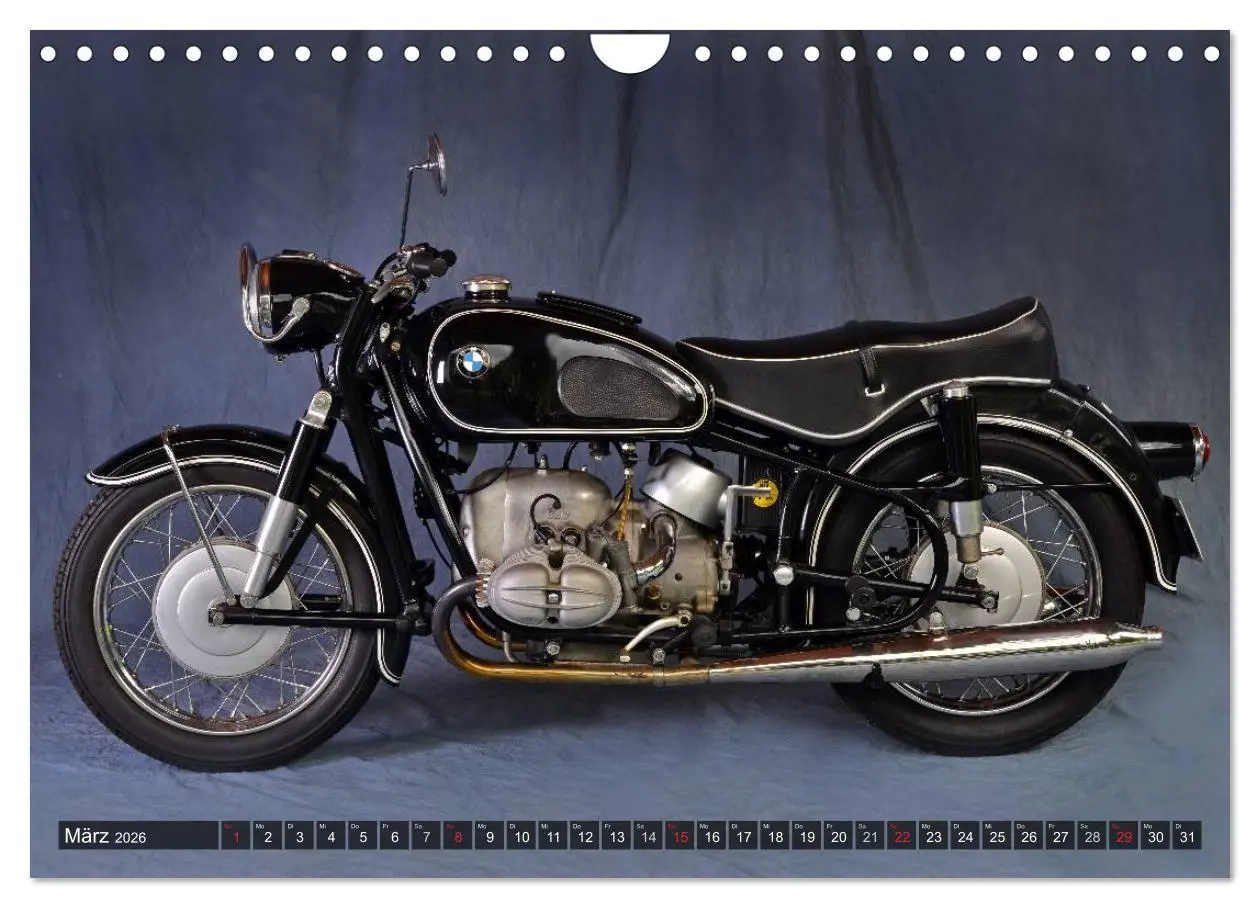 Bild: 9783516212747 | Deutsche Motorrad Oldtimer (Wandkalender 2026 DIN A4 quer),...