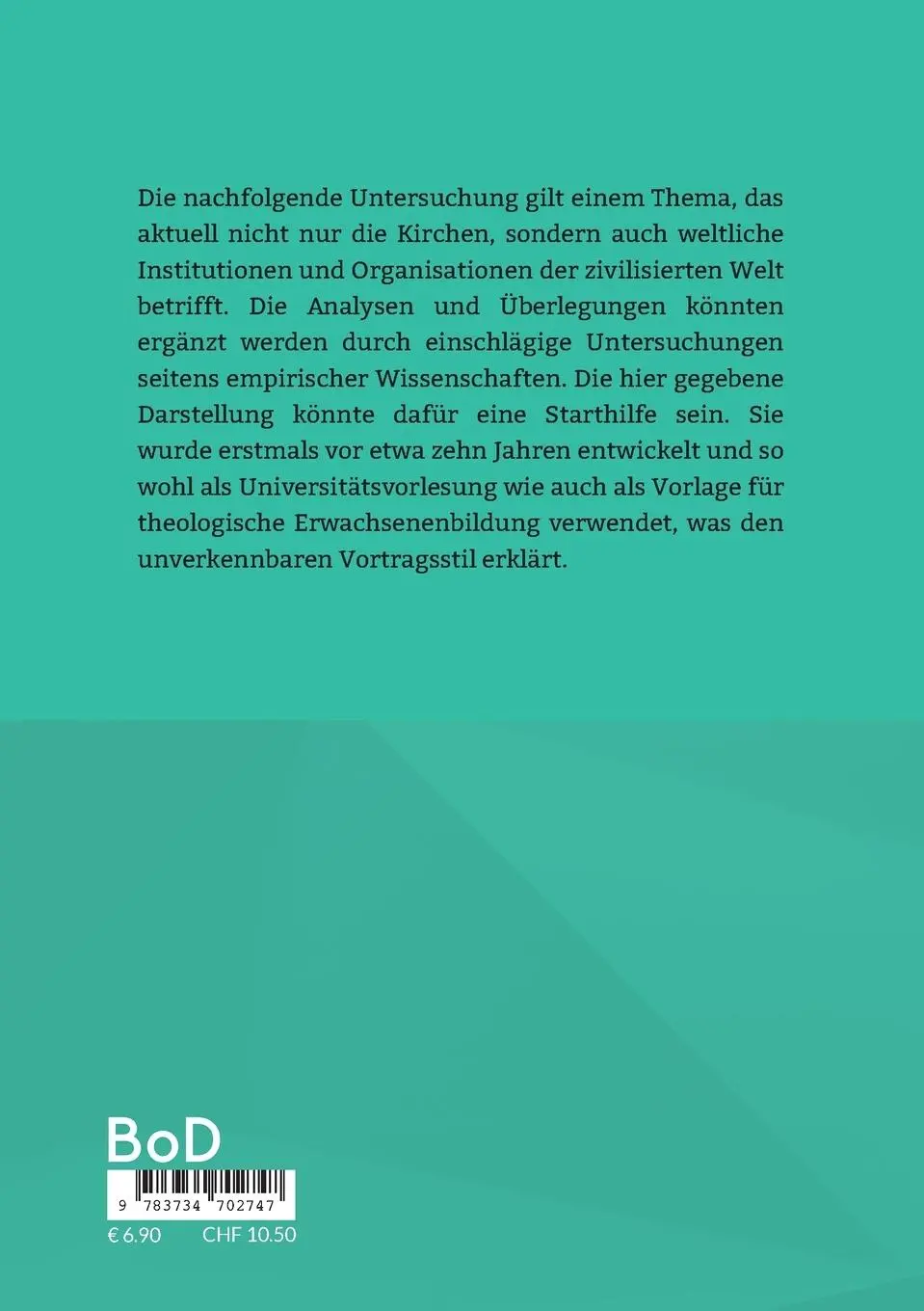 Rückseite: 9783734702747 | Erlöse uns von dem Bösen! | Klaus P. Fischer | Taschenbuch | 96 S.