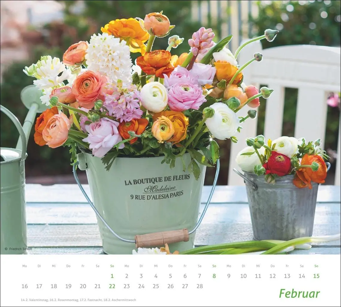 Bild: 9783756412747 | times&amp;more Blumen Bildkalender 2026 | Heye | Kalender | Spiralbindung