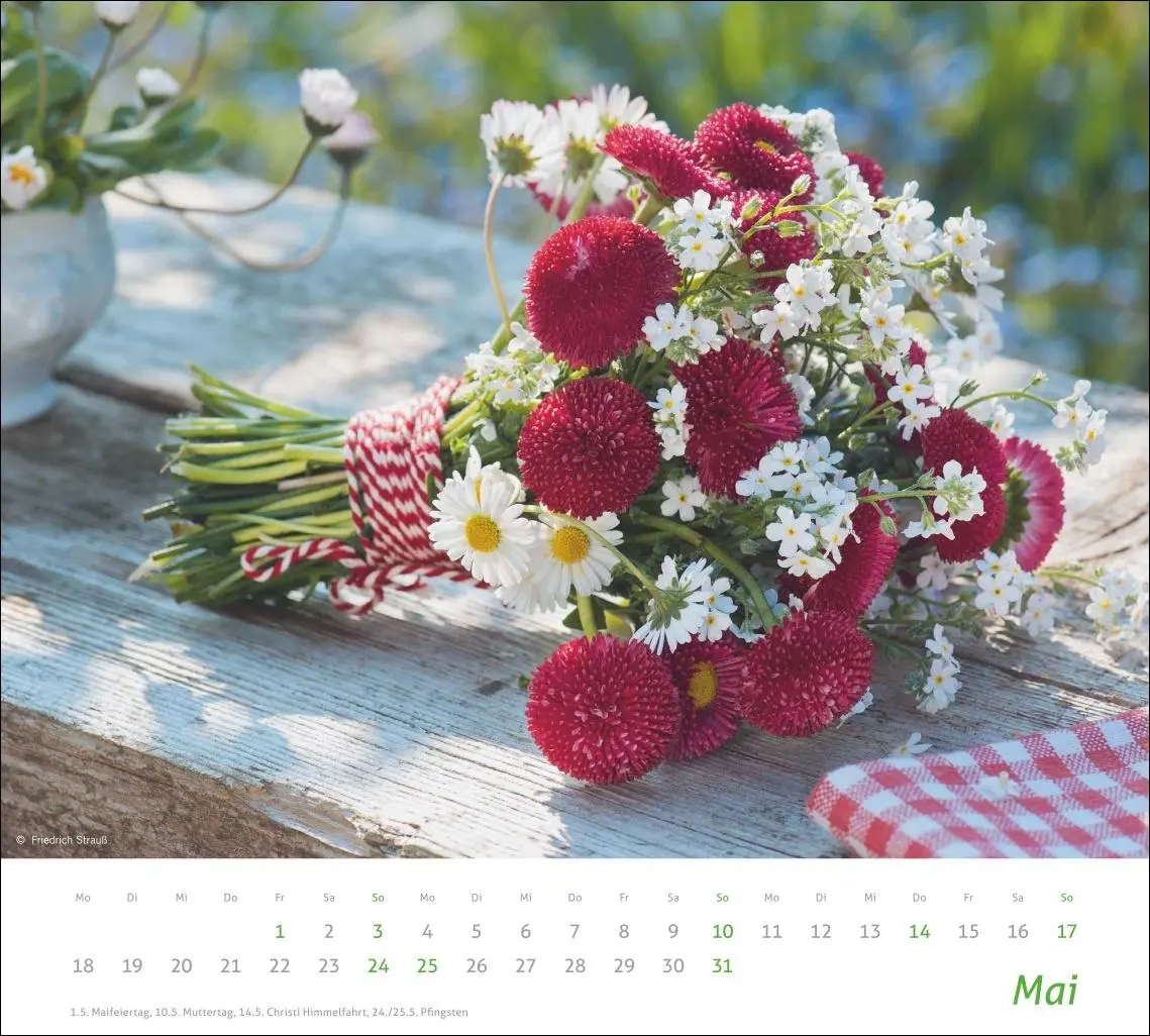 Bild: 9783756412747 | times&amp;more Blumen Bildkalender 2026 | Heye | Kalender | Spiralbindung