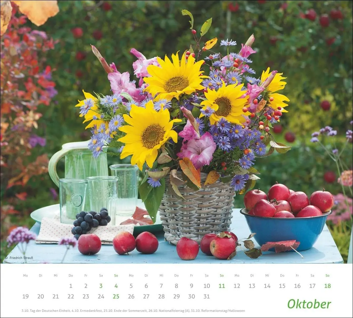 Bild: 9783756412747 | times&amp;more Blumen Bildkalender 2026 | Heye | Kalender | Spiralbindung