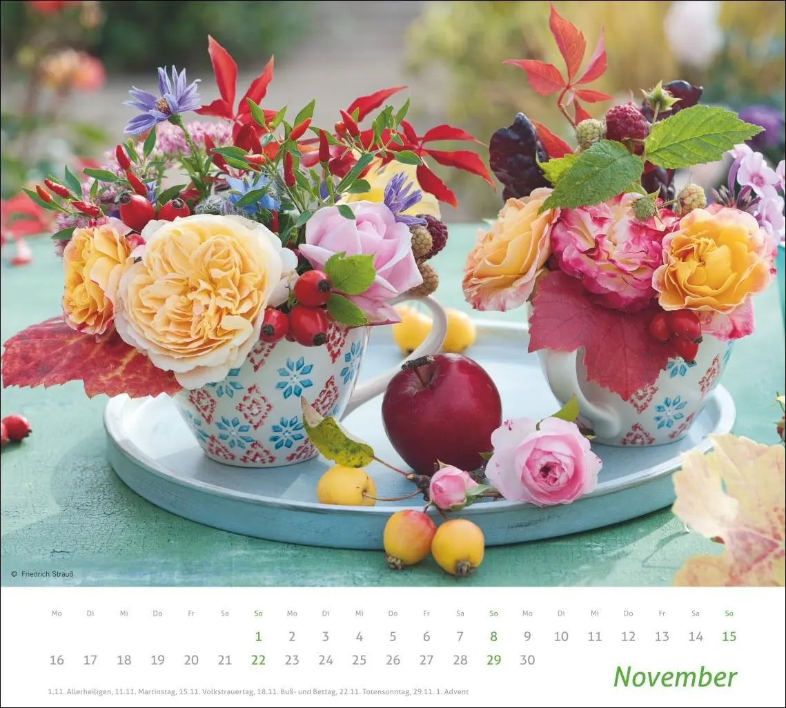 Bild: 9783756412747 | times&amp;more Blumen Bildkalender 2026 | Heye | Kalender | Spiralbindung