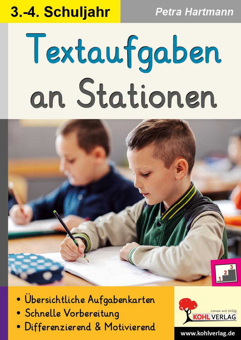 Cover: 9783985582747 | Textaufgaben an Stationen / Klasse 3-4 | Petra Hartmann | Taschenbuch