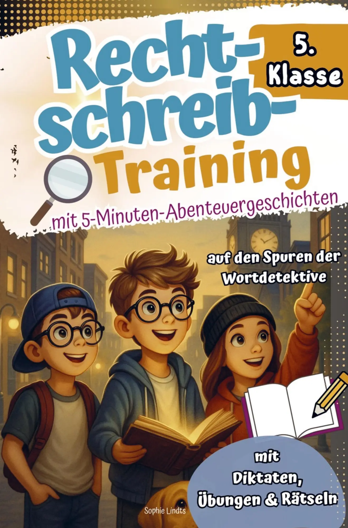Cover: 9789403822747 | Rechtschreibtraining 5. Klasse I Mit 5-Minuten-Abenteuergeschichten...