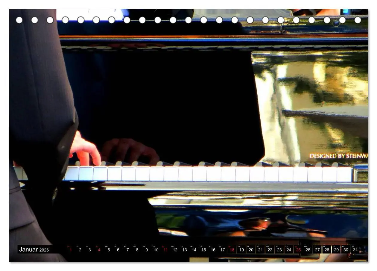 Bild: 9783457972847 | Klangbilder des Jazz (Tischkalender 2026 DIN A5 quer), CALVENDO...