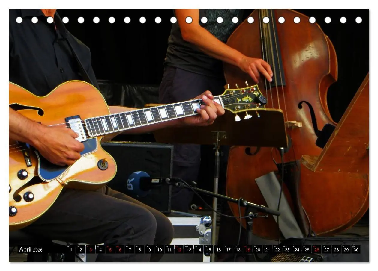 Bild: 9783457972847 | Klangbilder des Jazz (Tischkalender 2026 DIN A5 quer), CALVENDO...