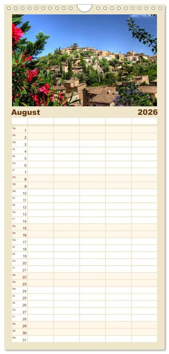 Bild: 9783516512847 | Familienplaner 2026 - Mallorca - Mallorquinische Träume mit 5...