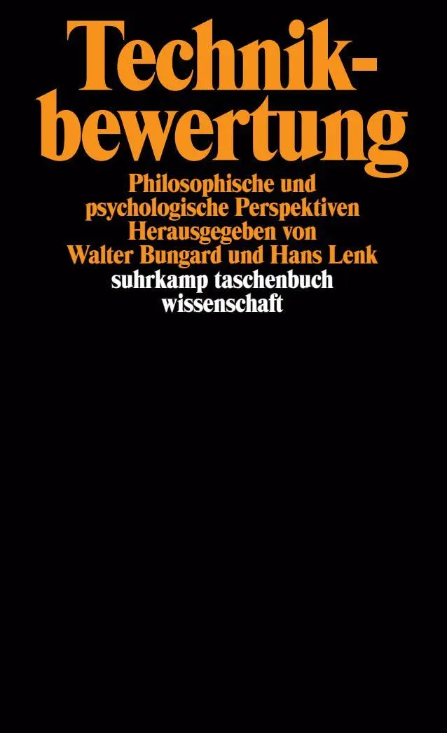 Cover: 9783518282847 | Technikbewertung | Hans Lenk (u. a.) | Taschenbuch | 383 S. | Deutsch