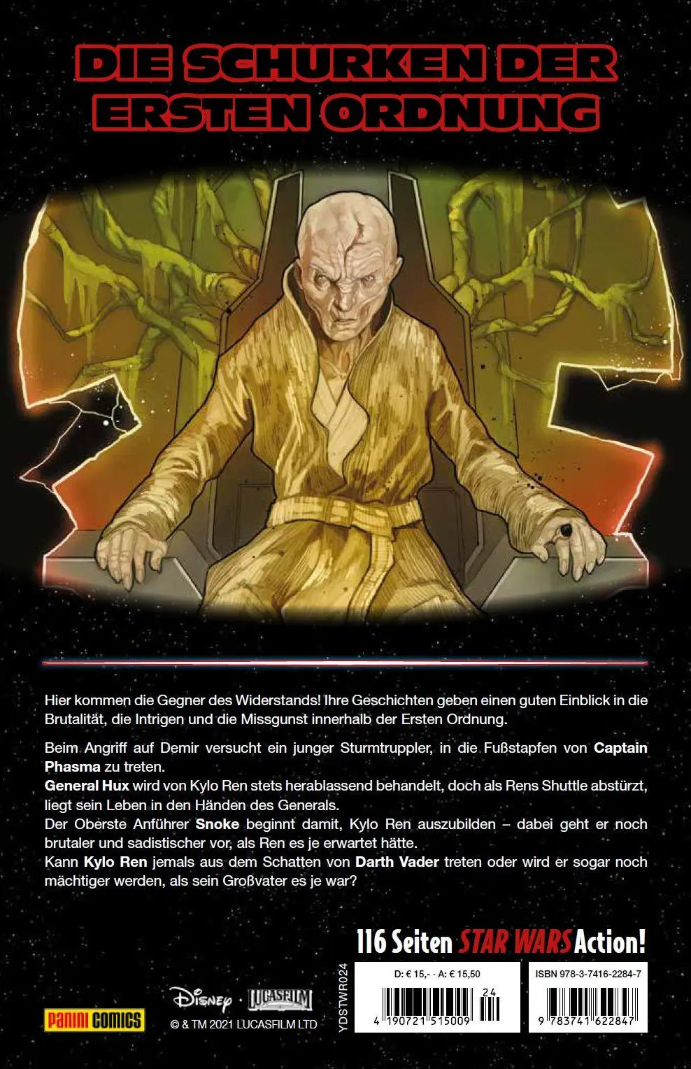 Rückseite: 9783741622847 | Star Wars Comics: Age of Resistance - Schurken | Tom Taylor (u. a.)