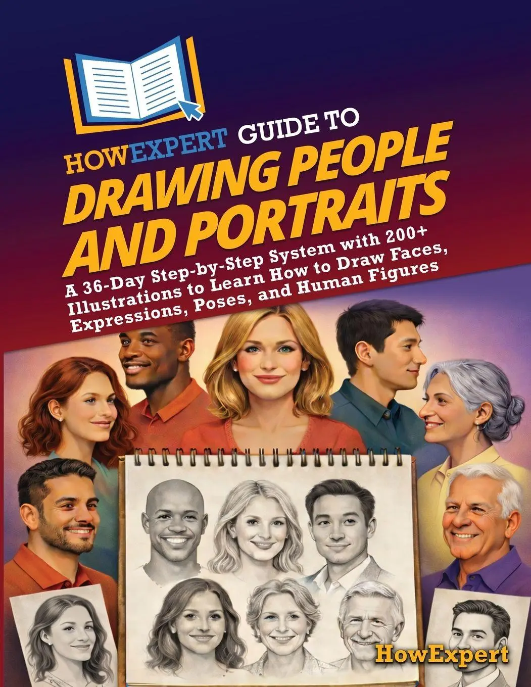 Cover: 9798895732847 | HowExpert Guide to Drawing People and Portraits | Howexpert | Buch