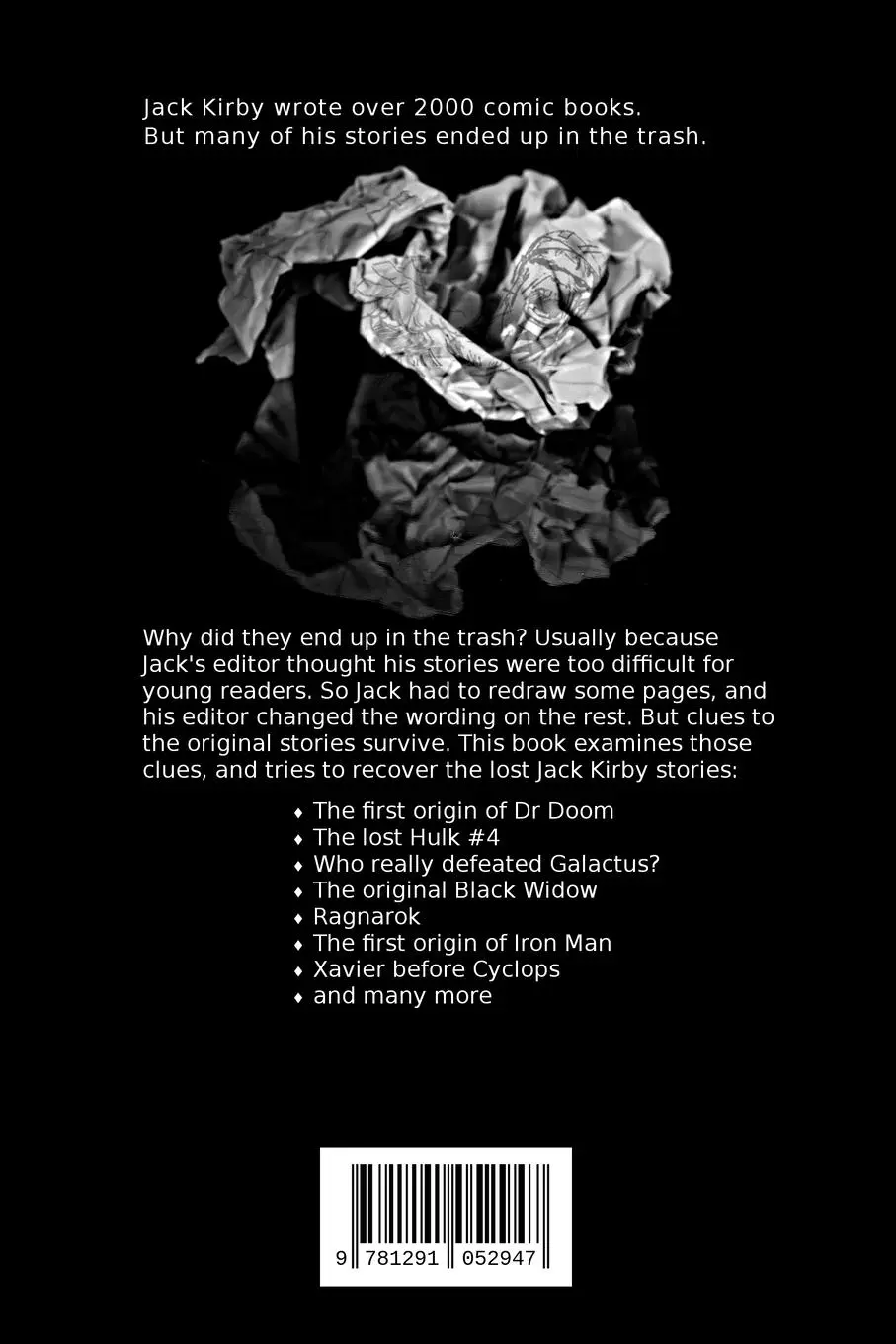 Rückseite: 9781291052947 | The Lost Jack Kirby Stories | Chris Tolworthy | Taschenbuch | Englisch