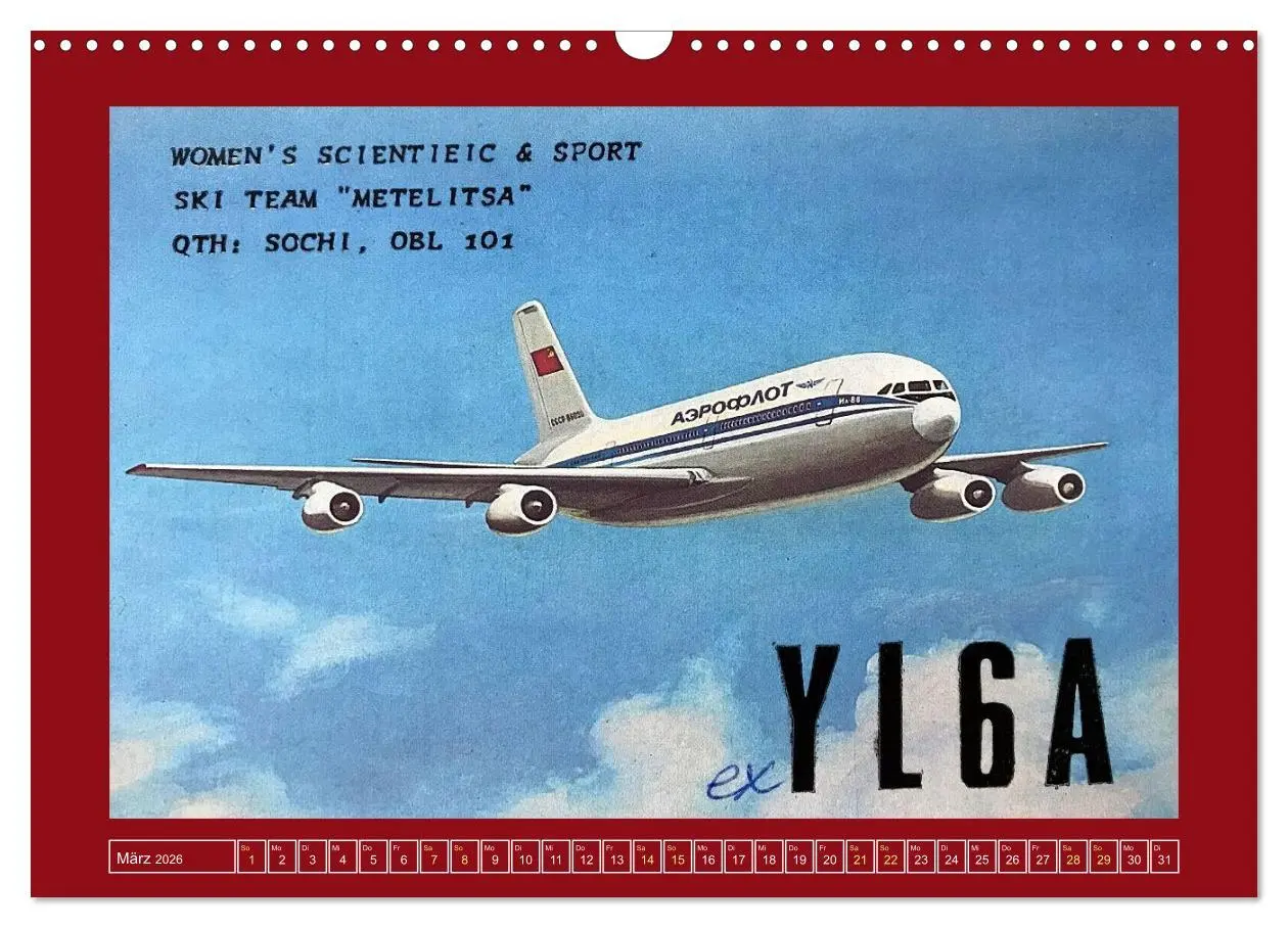 Bild: 9783457272947 | Historische Flugzeuge auf QSL-Karten (Wandkalender 2026 DIN A3...