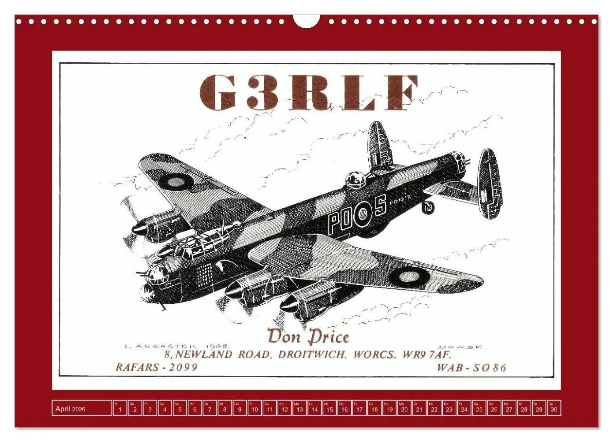 Bild: 9783457272947 | Historische Flugzeuge auf QSL-Karten (Wandkalender 2026 DIN A3...