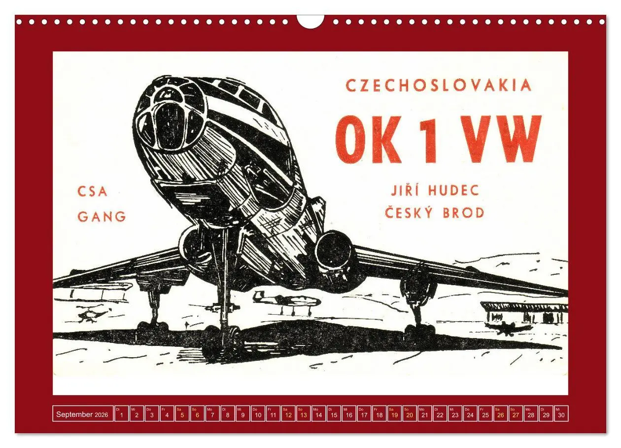 Bild: 9783457272947 | Historische Flugzeuge auf QSL-Karten (Wandkalender 2026 DIN A3...