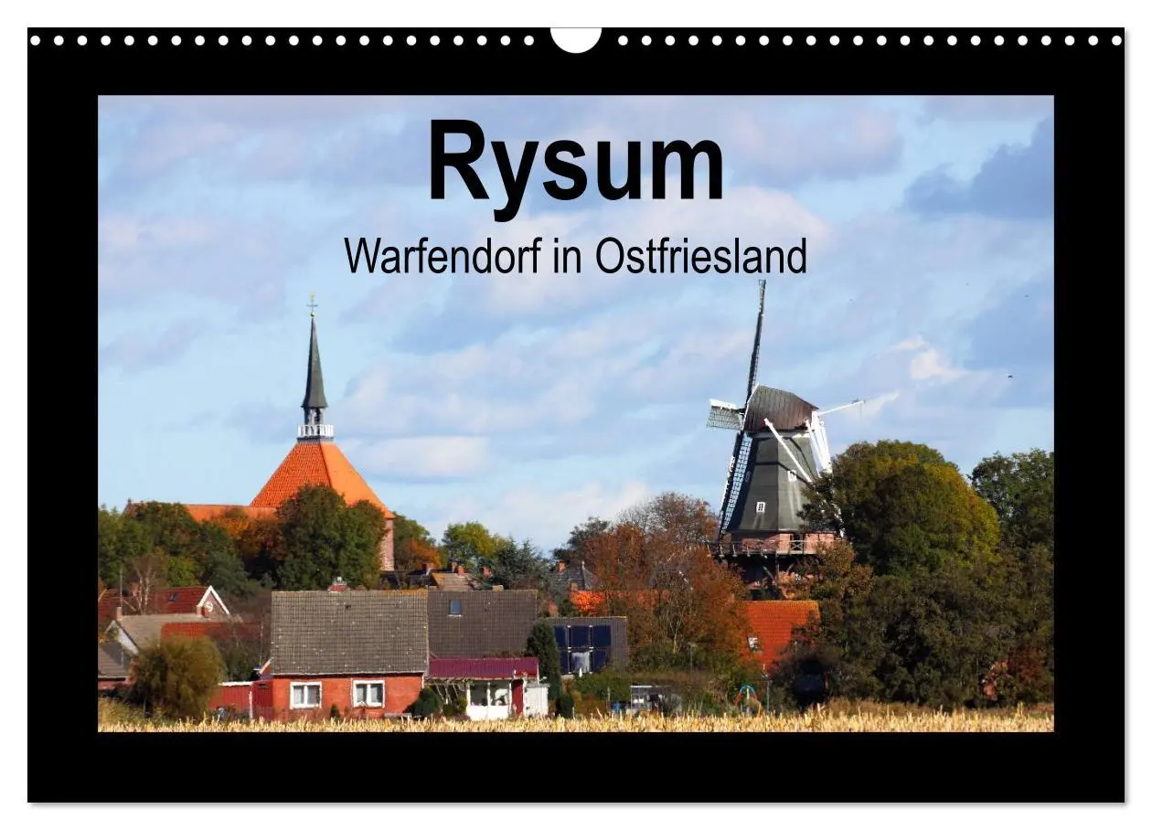 Cover: 9783516122947 | Rysum - Warfendorf in Ostfriesland (Wandkalender 2026 DIN A3 quer),...