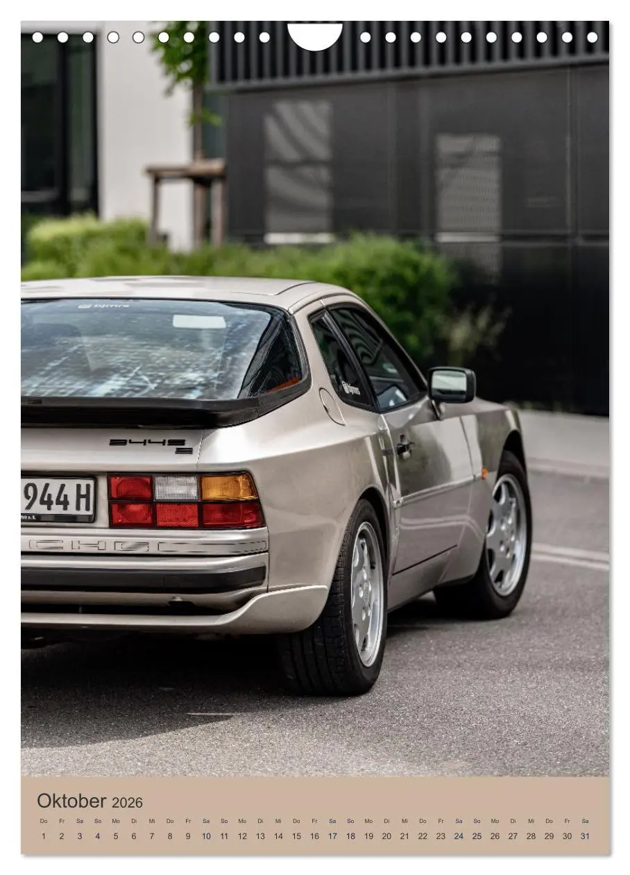 Bild: 9783516362947 | Porsche 944 - Fine Art (Wandkalender 2026 DIN A4 hoch), CALVENDO...