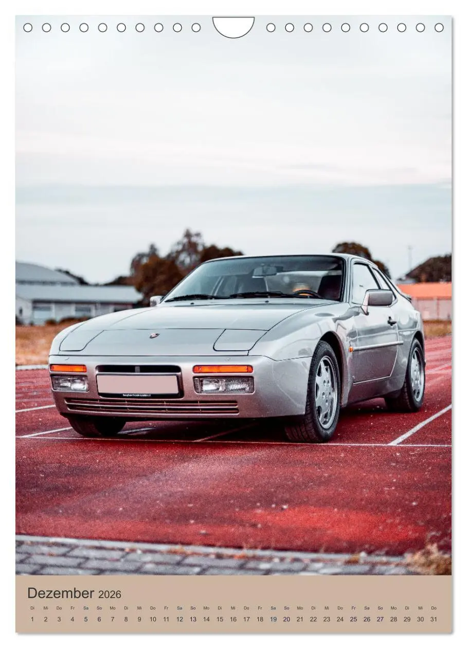 Bild: 9783516362947 | Porsche 944 - Fine Art (Wandkalender 2026 DIN A4 hoch), CALVENDO...