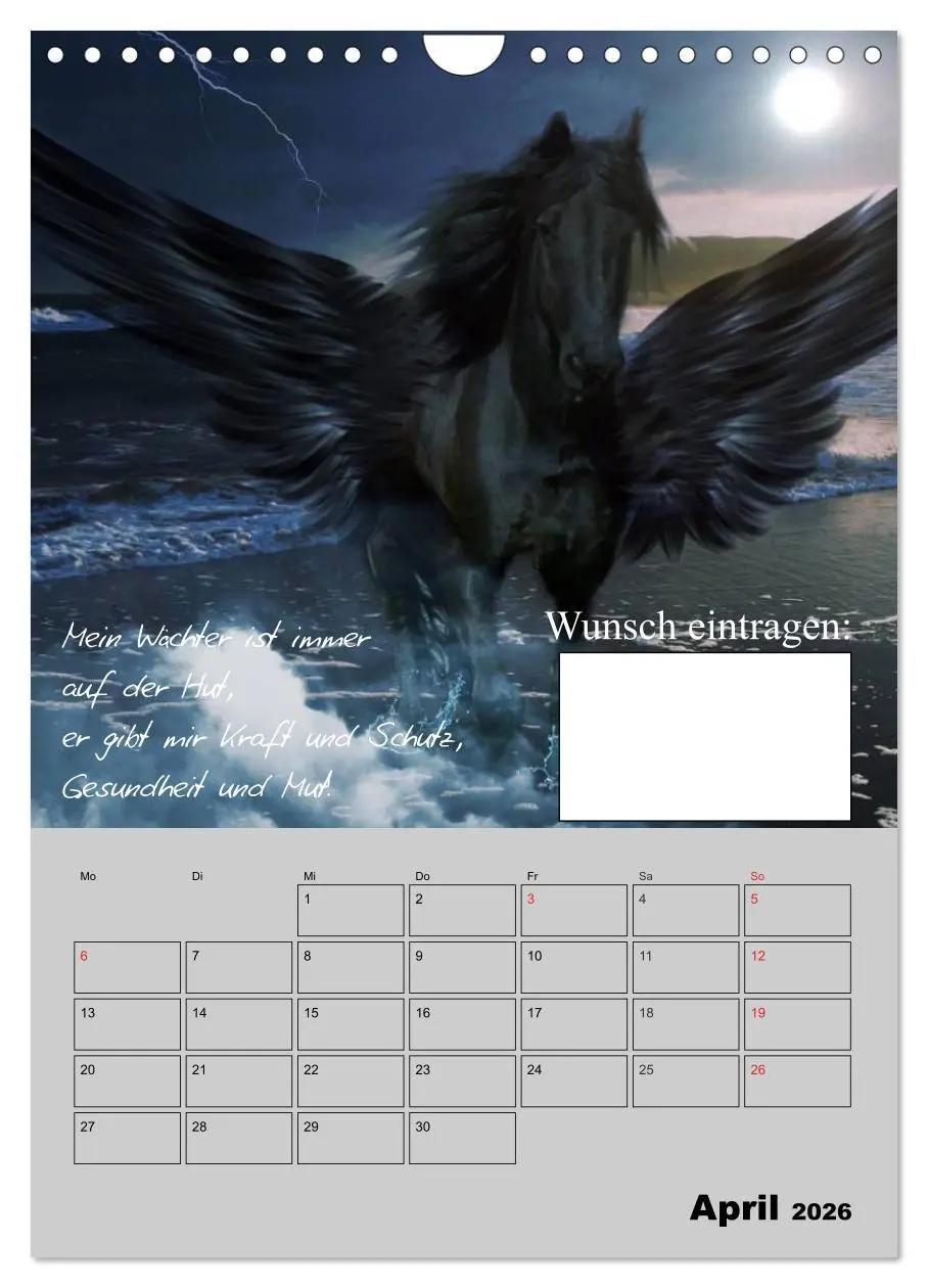 Bild: 9783516432947 | Wunsch- und Zauberkalender (Wandkalender 2026 DIN A4 hoch),...