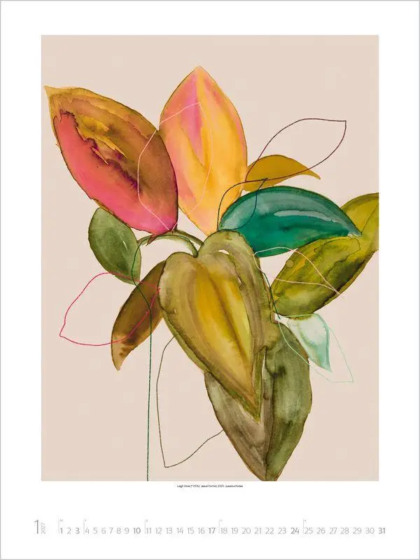 Bild: 9783819302947 | Botanical Art 2027 | Verlag Korsch | Kalender | 14 S. | Deutsch | 2027