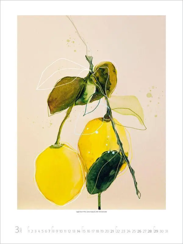 Bild: 9783819302947 | Botanical Art 2027 | Verlag Korsch | Kalender | 14 S. | Deutsch | 2027