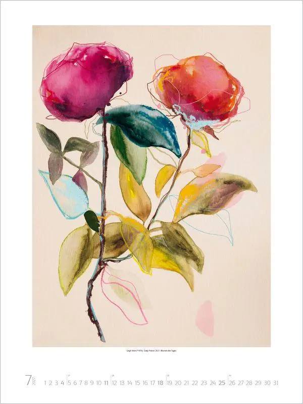 Bild: 9783819302947 | Botanical Art 2027 | Verlag Korsch | Kalender | 14 S. | Deutsch | 2027