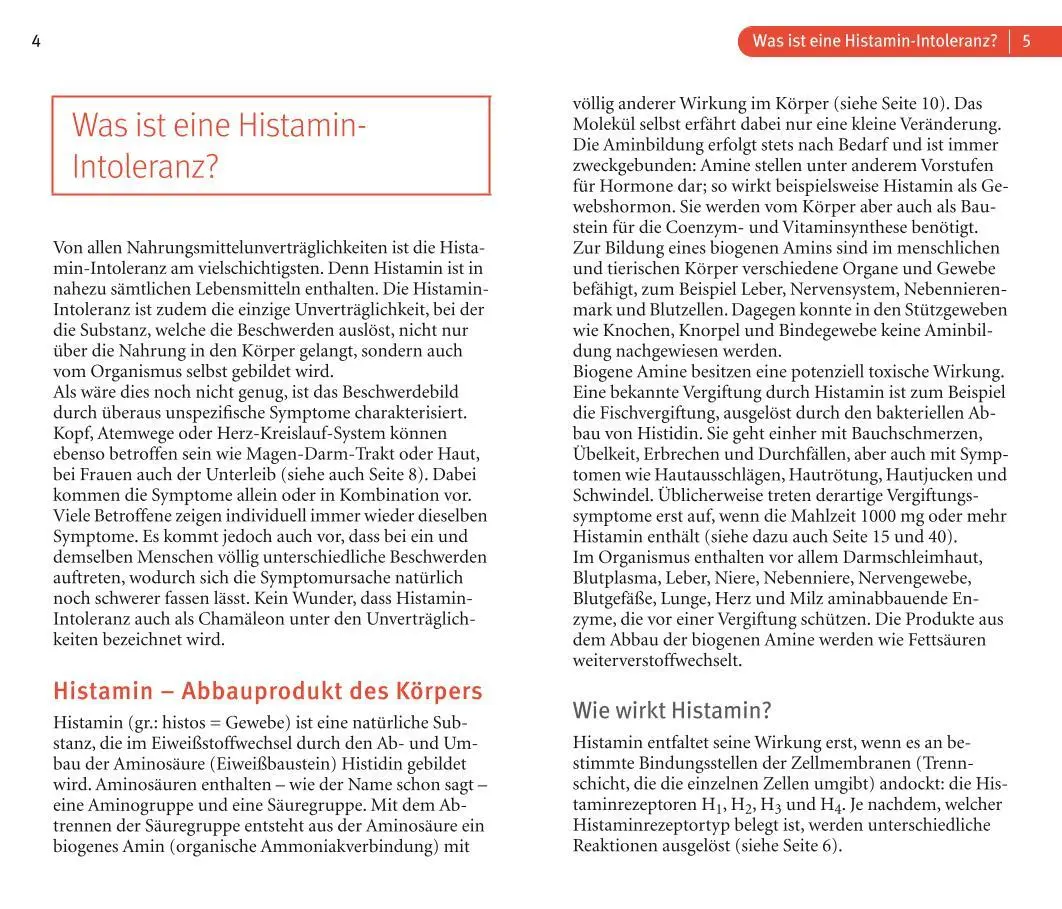 Bild: 9783833852947 | Histamin-Intoleranz | Beschwerdefrei genießen | Doris Fritzsche | Buch