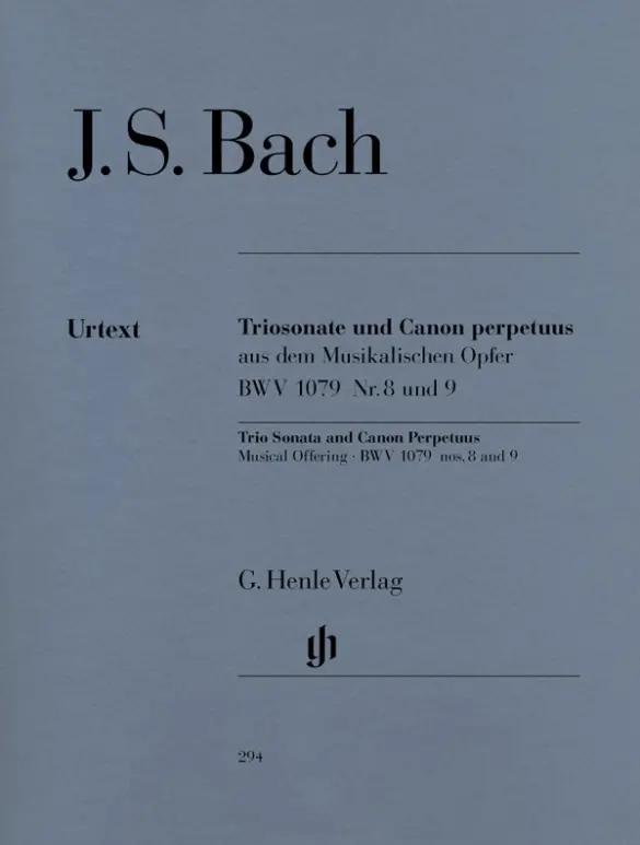 Cover: 9790201802947 | Johann Sebastian Bach - Triosonate und Canon perpetuus aus dem...