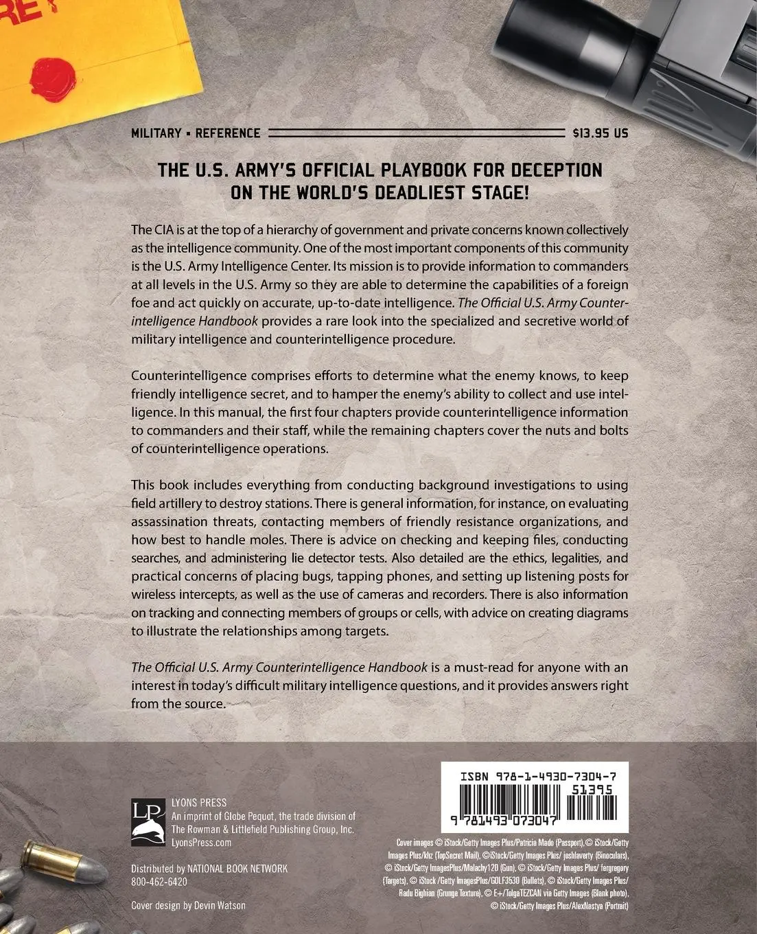 Rückseite: 9781493073047 | The Official U.S. Army Counterintelligence Handbook | Army | Buch