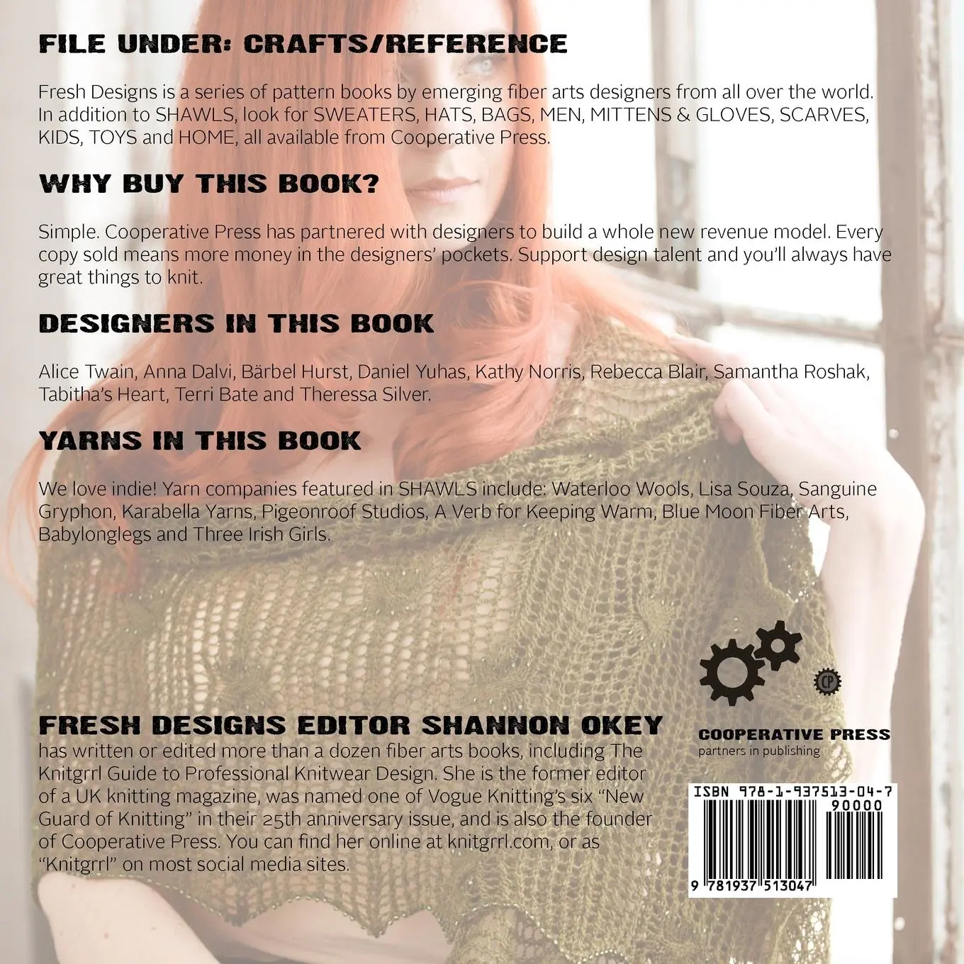 Rückseite: 9781937513047 | Fresh Designs Shawls | Shannon Okey | Taschenbuch | Englisch | 2012