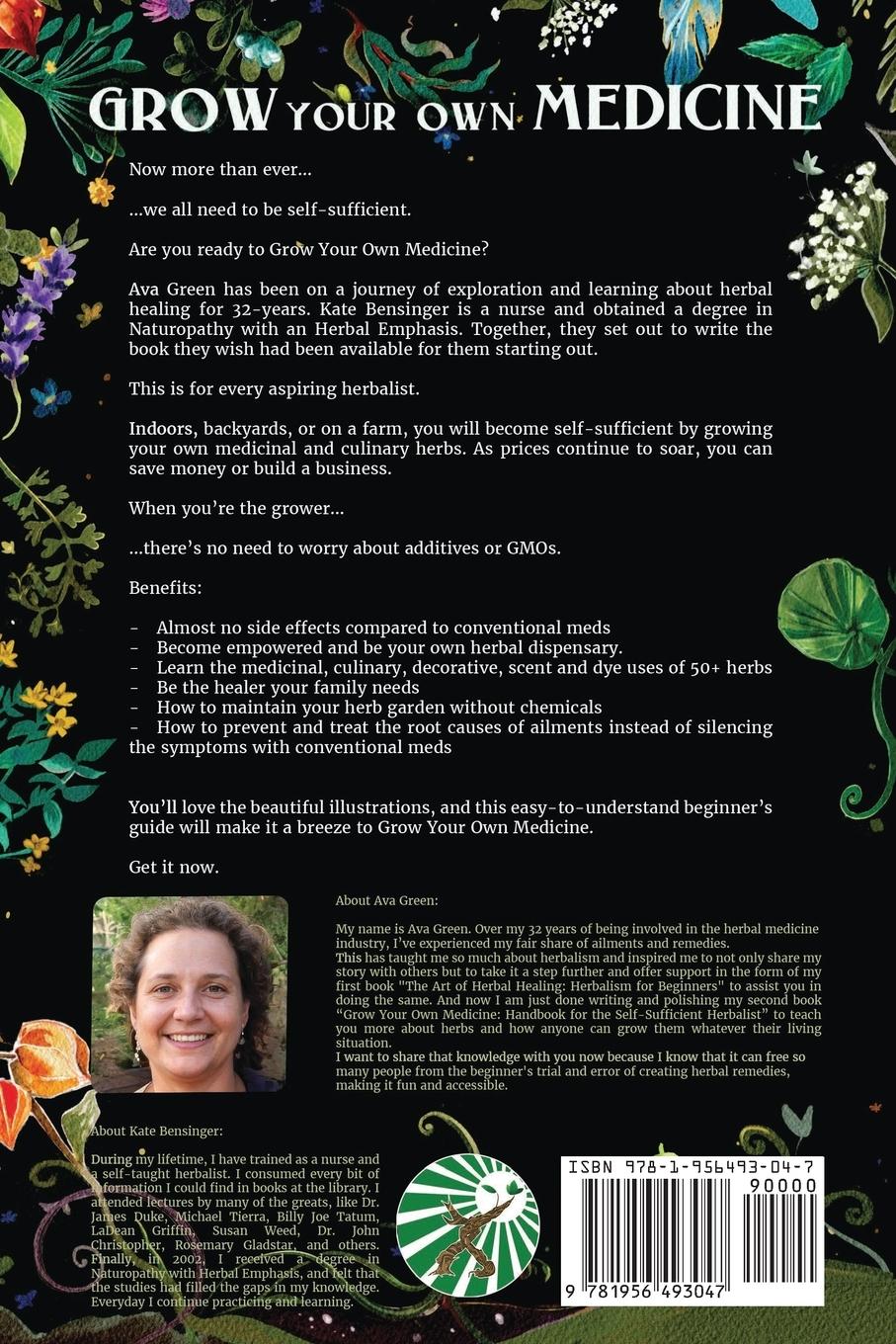 Rückseite: 9781956493047 | Grow Your Own Medicine | Handbook for the Self-Sufficient Herbalist